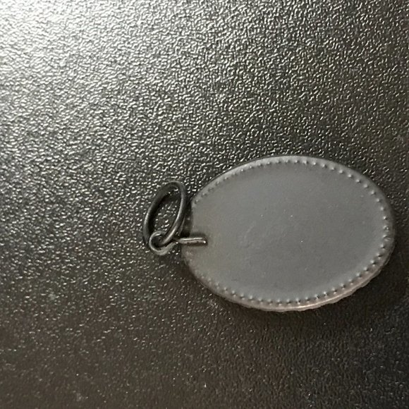 Blue gem Black Oval Pendant - Picture 3 of 14